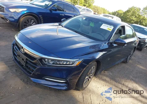 2020 Honda Accord Hybrid из США, поврежденный, VIN 1HGCV3F18LA017256
